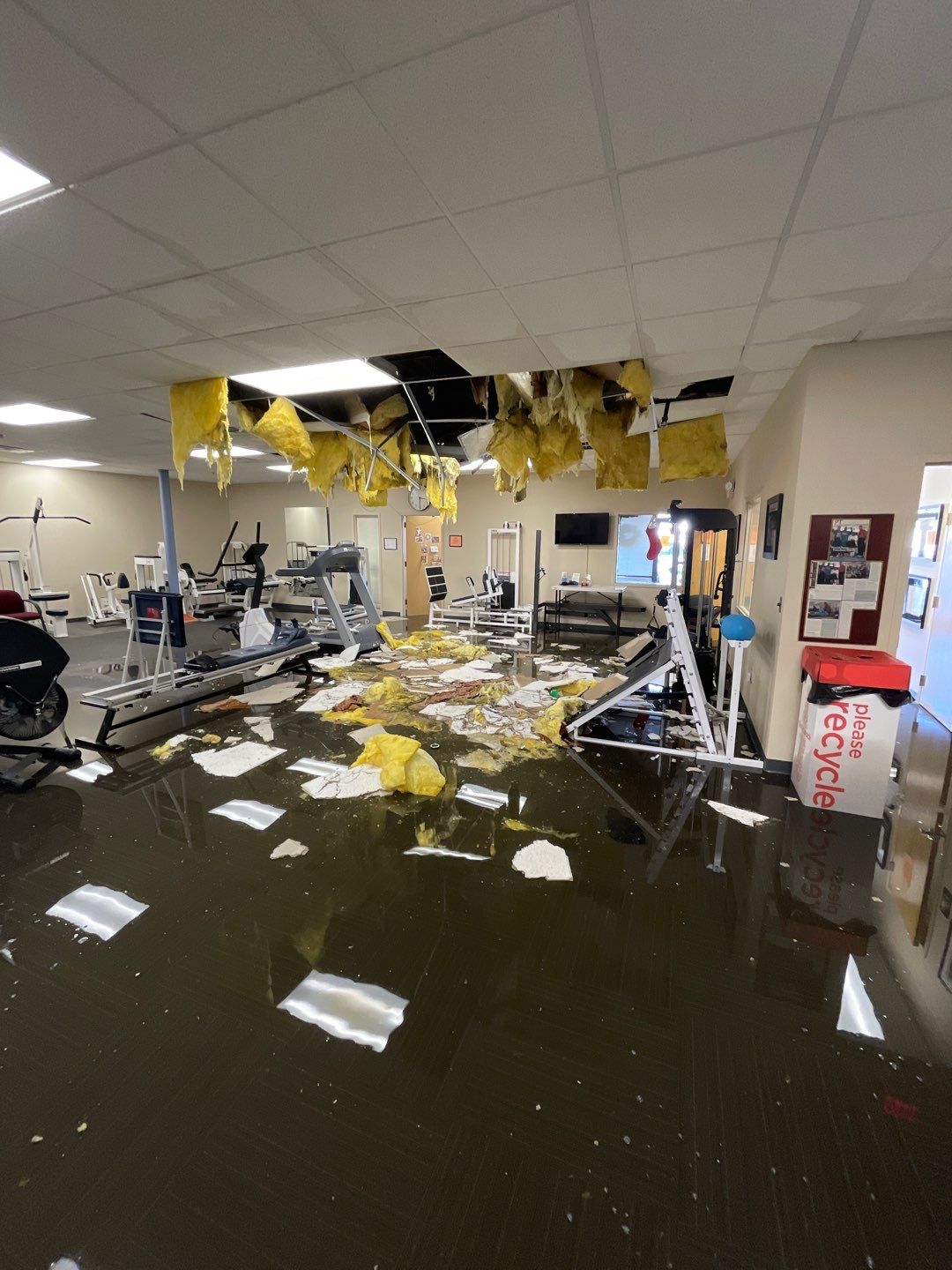 flooded rehab center